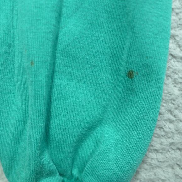 Vintage Cutter and Buck Green Striped Polo Shirt Men's Size Medium Made in USA - Picture 11 of 12